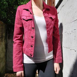 Mavi Red Denim Jacket
